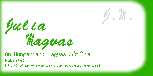 julia magvas business card